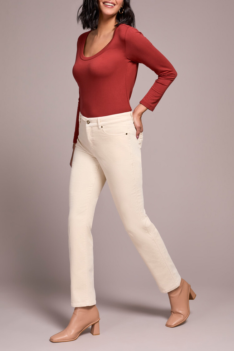 Tribal Tribal Fly Front 5 Pocket Pant 2307O