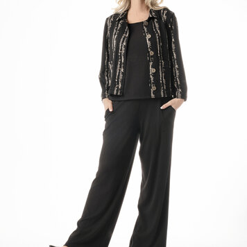 Pure Essence Pure Essence Button Up Jacket With Pockets 636-7084