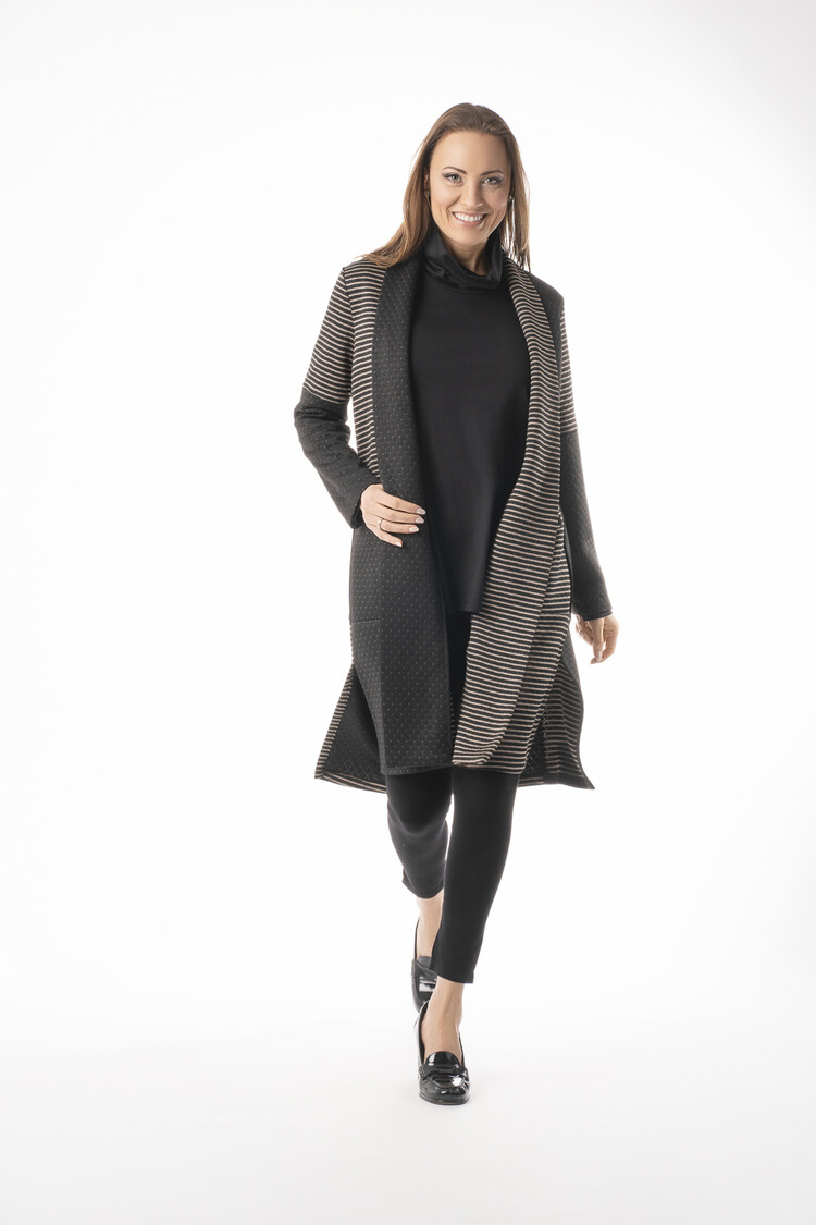 Pure Essence Pure Essence Long Cardigan With Pockets 637-4902
