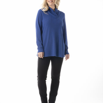 Pure Essence Pure Essence V-Neck Long Sleeve Tunic 251-4691