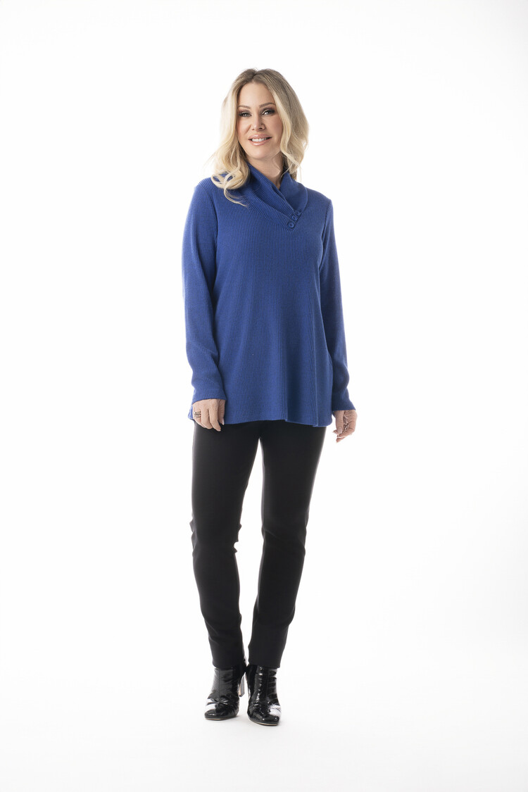 Pure Essence Pure Essence V-Neck Long Sleeve Tunic 251-4691