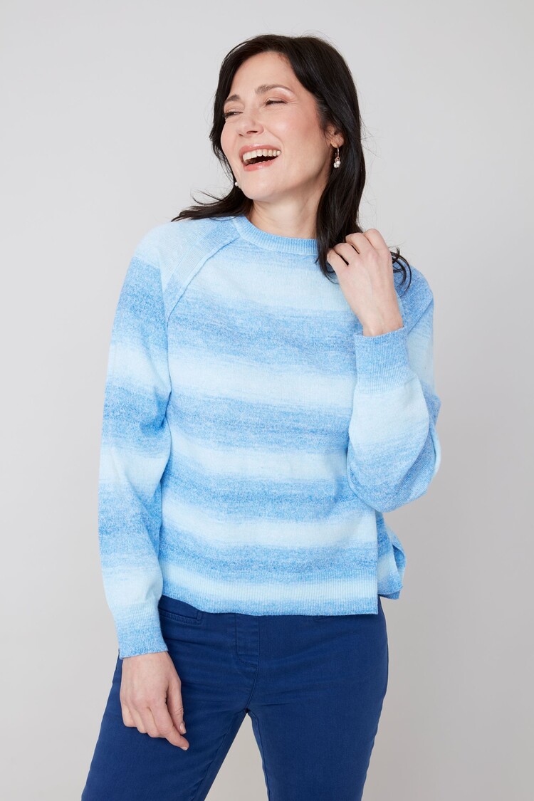 Renuar Renuar Knit Crew Neck Long Sleeve Sweater R6954