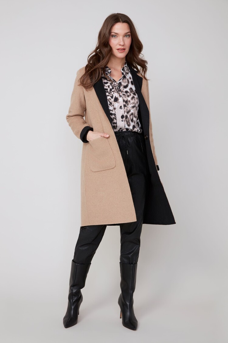 Renuar Renuar Reversible Button Front Coat R3924R