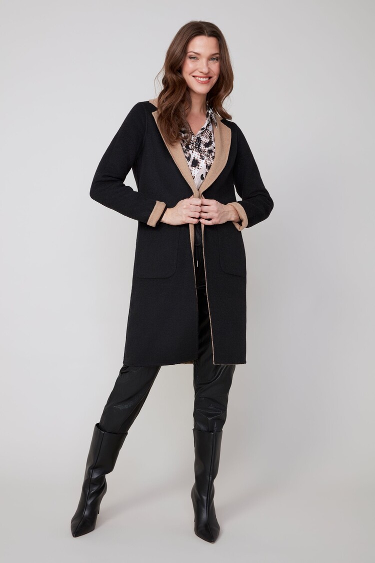 Renuar Renuar Reversible Button Front Coat R3924R