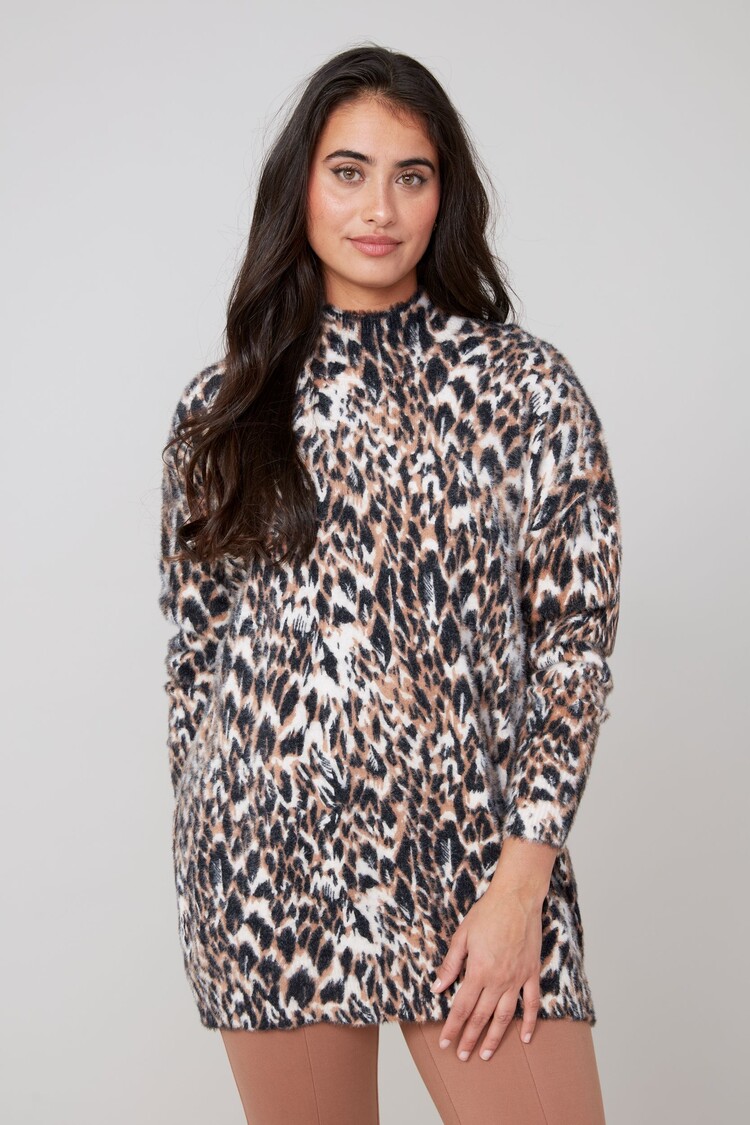 Renuar Renuar Mock Neck Knit Sweater R6960