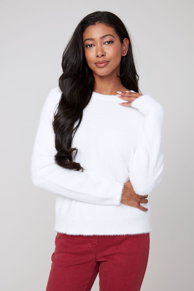 Renuar Renuar Crew Neck Long Sleeve Knit Sweater R6953