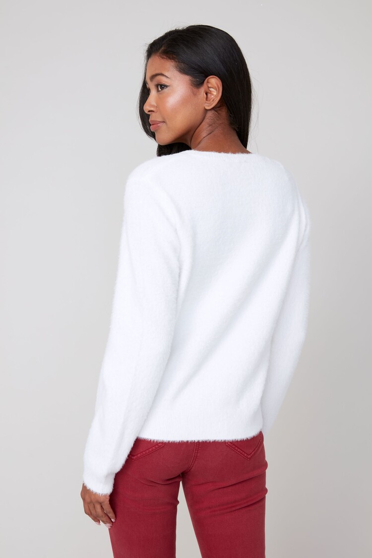 Renuar Renuar Crew Neck Long Sleeve Knit Sweater R6953