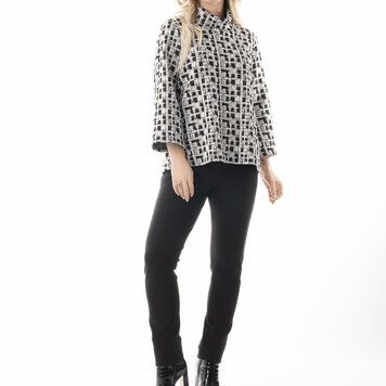 Pure Essence Pure Essence Mock Neck Long Sleeve 616-8018