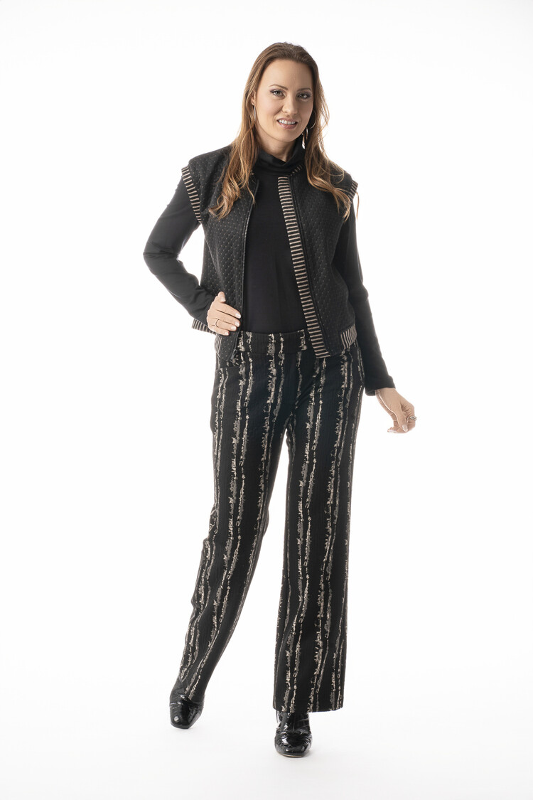 Pure Essence Pure Essence 636-2389 Straight Leg Pant w/ Pockets