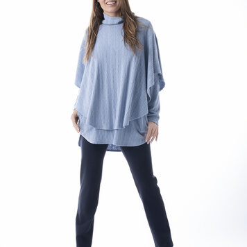 Pure Essence Pure Essence 627-4516 2 Piece Long Sleeve & Poncho Set
