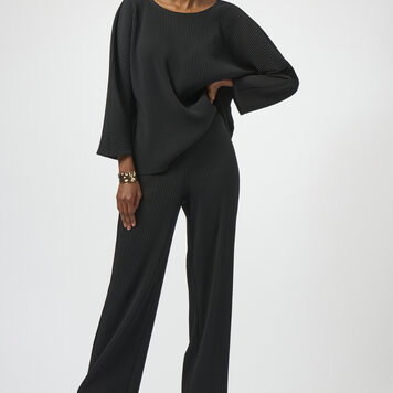 Joseph Ribkoff Joseph Ribkoff Pleated Scuba Crepe Wide-Leg Pants 254006