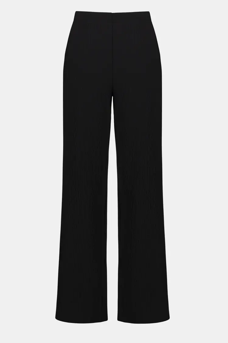 Joseph Ribkoff Joseph Ribkoff Pleated Scuba Crepe Wide-Leg Pants 254006