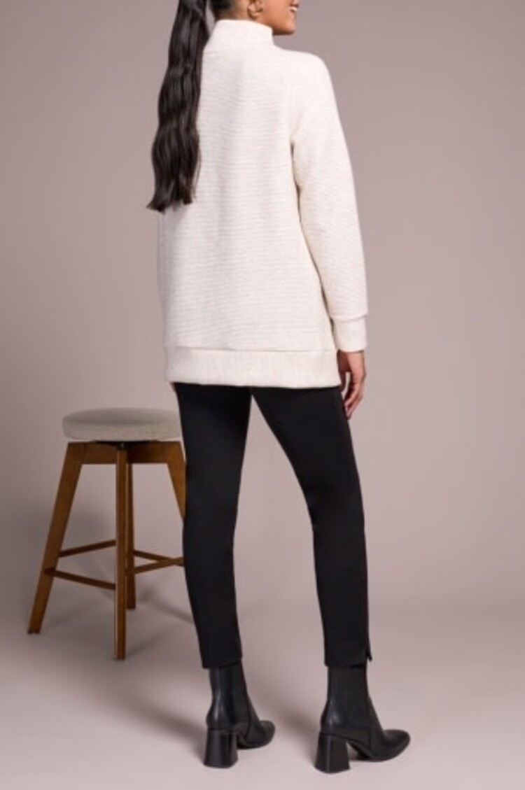 Tribal L/S TUNIC W/INVISIBLE POCKETS-SANDSTONE