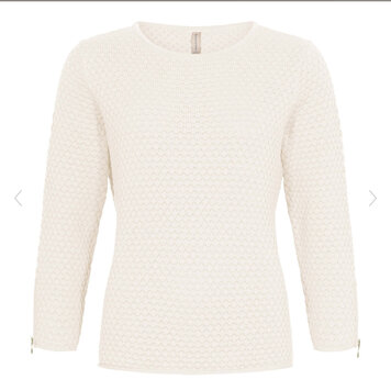 Skovhuus Pullover Sweater With Zippers on Sleeves 6750