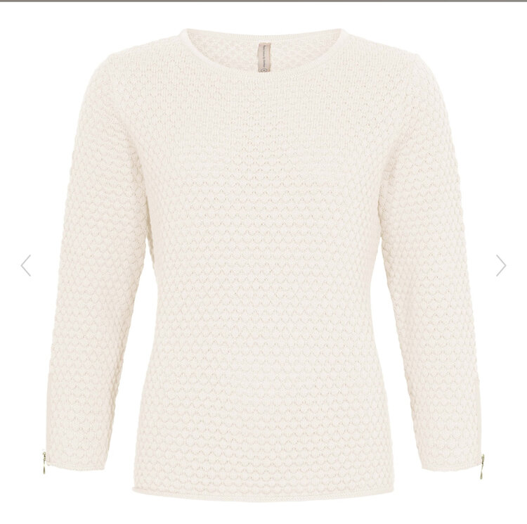 Skovhuus Pullover Sweater With Zippers on Sleeves 6750