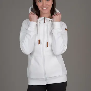 Wanakome Hera Ivory Full-Zip Hoodie