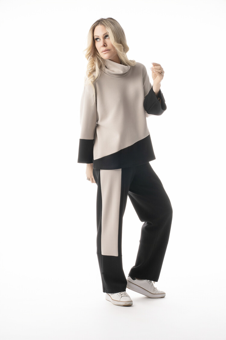 Pure Essence Pure Essence Mock Neck long Sleeve 625-8012