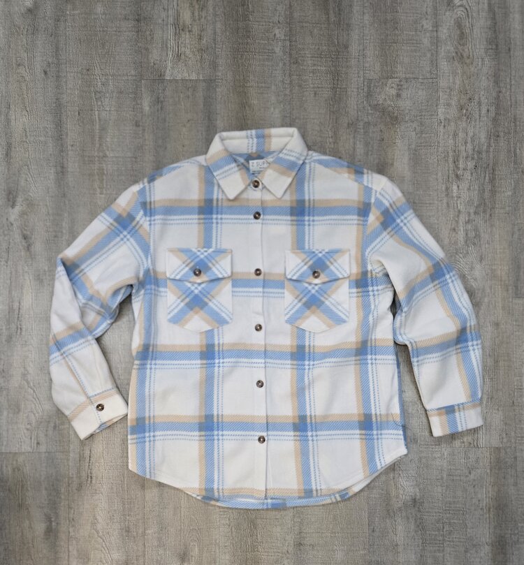 Z Supply Z Supply Hiker Two Tone Plaid Jacket ZJ253845