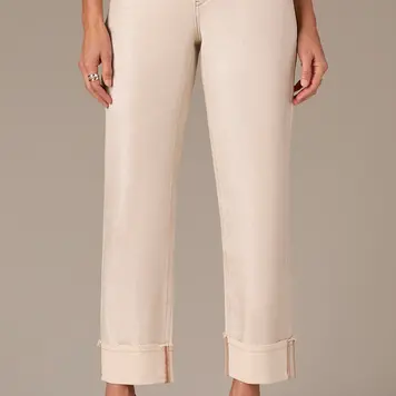 Wit&Wisdom Wit and Wisdom Hi Rise Boyfriend W/ Fray Cuff P1047FYSL