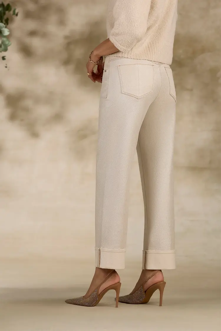 Wit&Wisdom Wit and Wisdom Hi Rise Boyfriend W/ Fray Cuff P1047FYSL