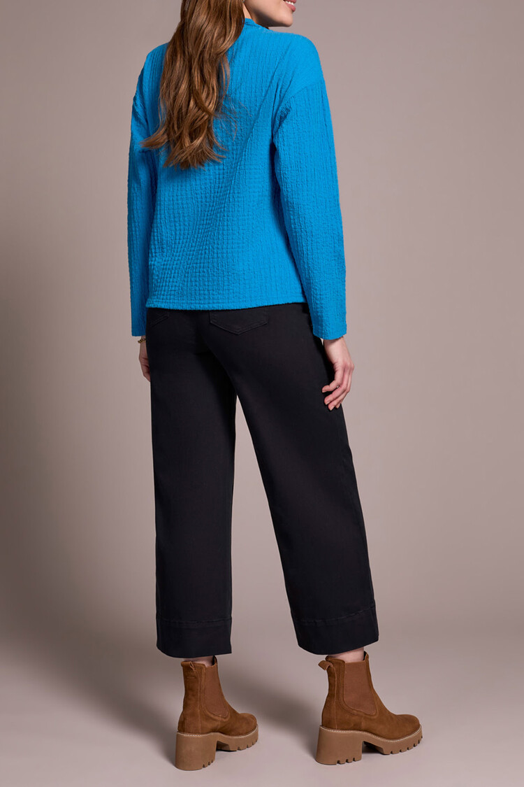 Tribal Tribal Funnel Neck Dolman Top 1503O