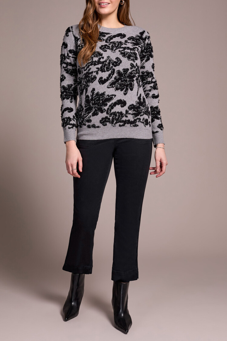 Tribal Tribal Long sleeve Crew Neck Sweater 2318O