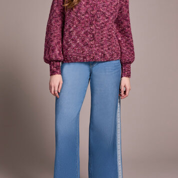 Tribal Tribal Raglan Sleeve Button Front Sweater Cardigan 5995O