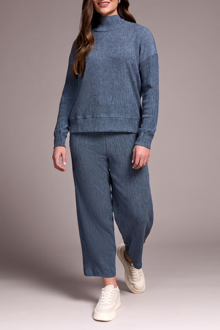 Tribal Tribal 2332O Long Sleeve Mock Neck Top