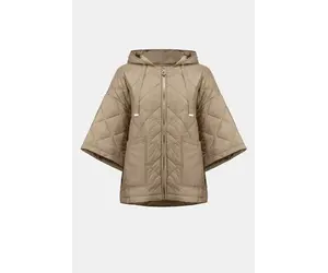 Joseph Ribkoff Woven Diamond Quilt Hooded Jacket 254914 - Main