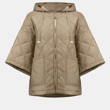 Joseph Ribkoff Joseph Ribkoff Woven Diamond Quilt Hooded Jacket 254914