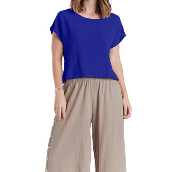 Oh My Gauze Oh My Gauze Cropped T-Shirt OLGA