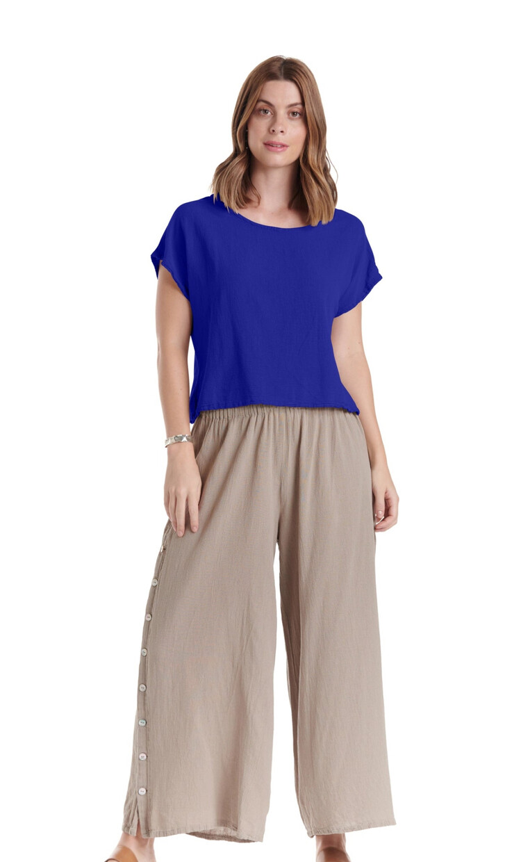 Oh My Gauze Oh My Gauze Cropped T-Shirt OLGA