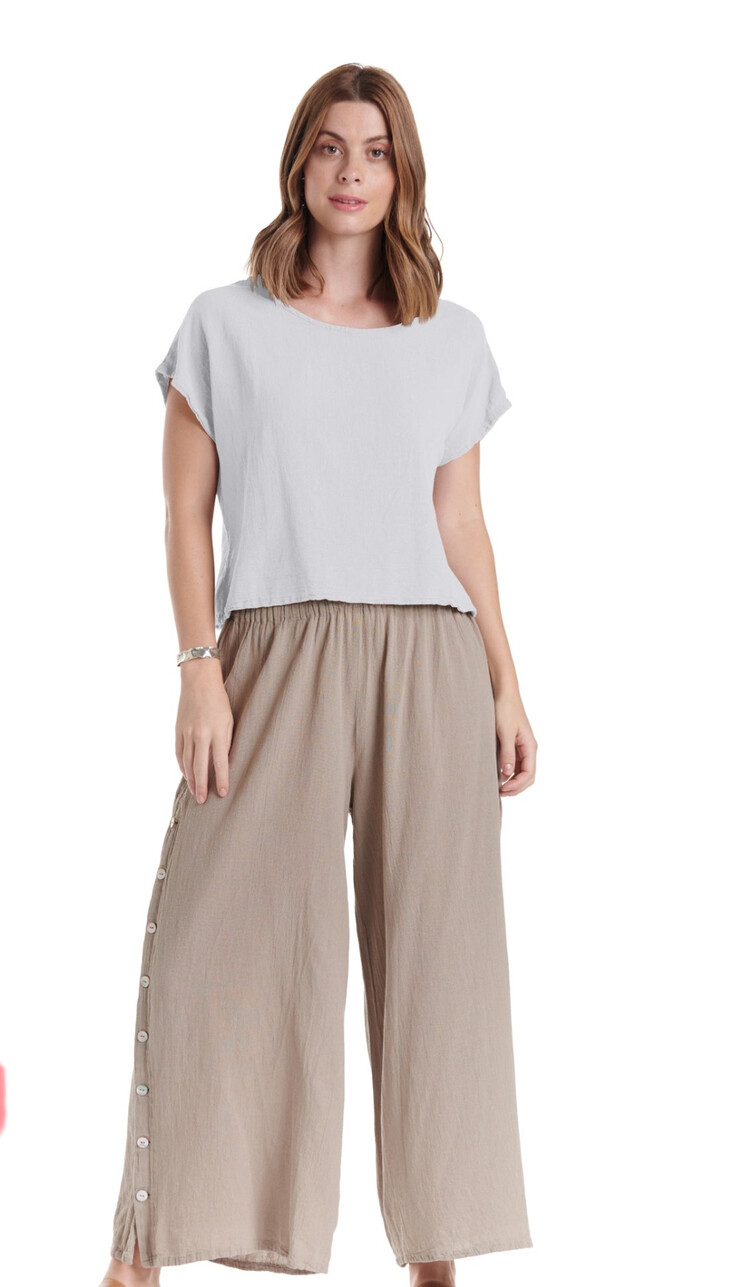 Oh My Gauze Oh My Gauze Cropped T-Shirt OLGA