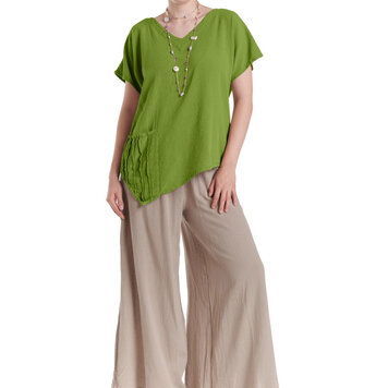 Oh My Gauze Oh My Gauze Top W/Pockets POLLY