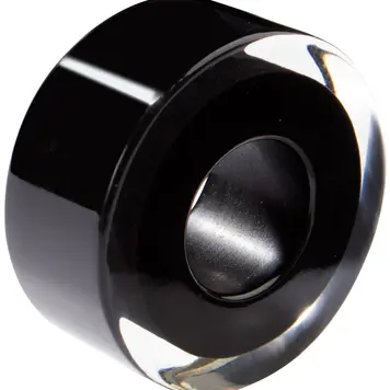 Zsiska Poly Resin Motive BLISS Bead RBLACK