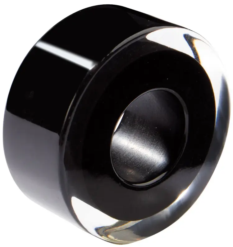 Zsiska Poly Resin Motive BLISS Bead RBLACK