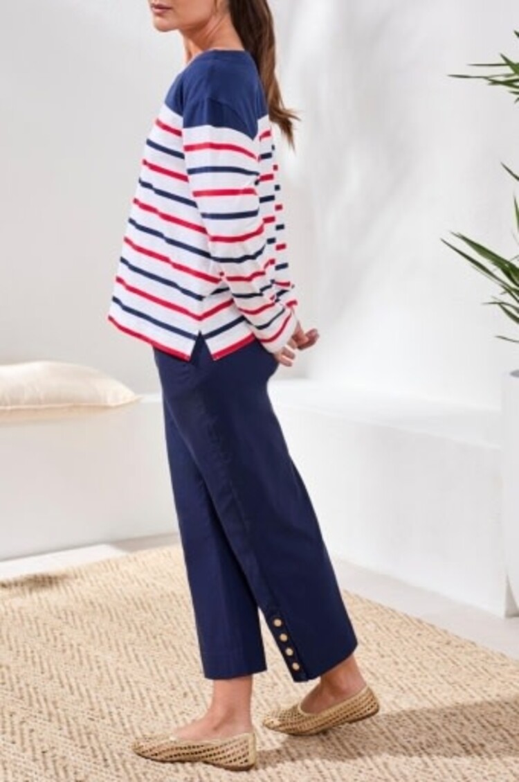 Tribal L/S BOAT NECK TOP