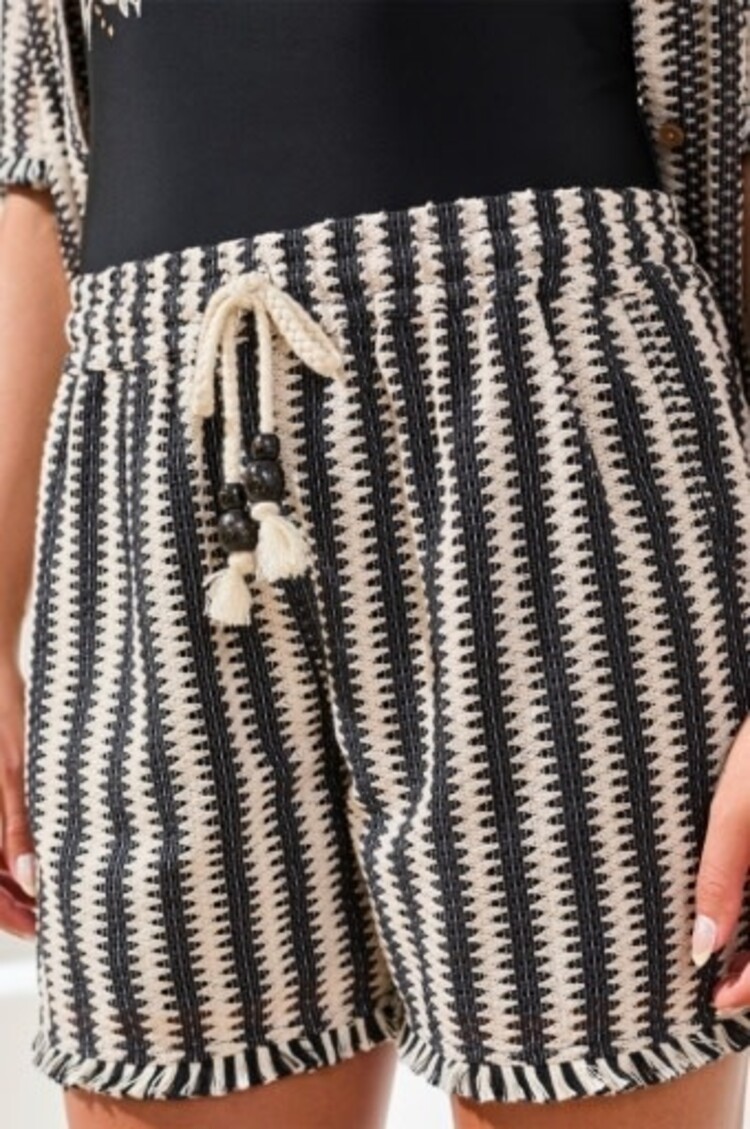 Tribal LINED PULL ON SHORT WITH DRAWCORD-3006O