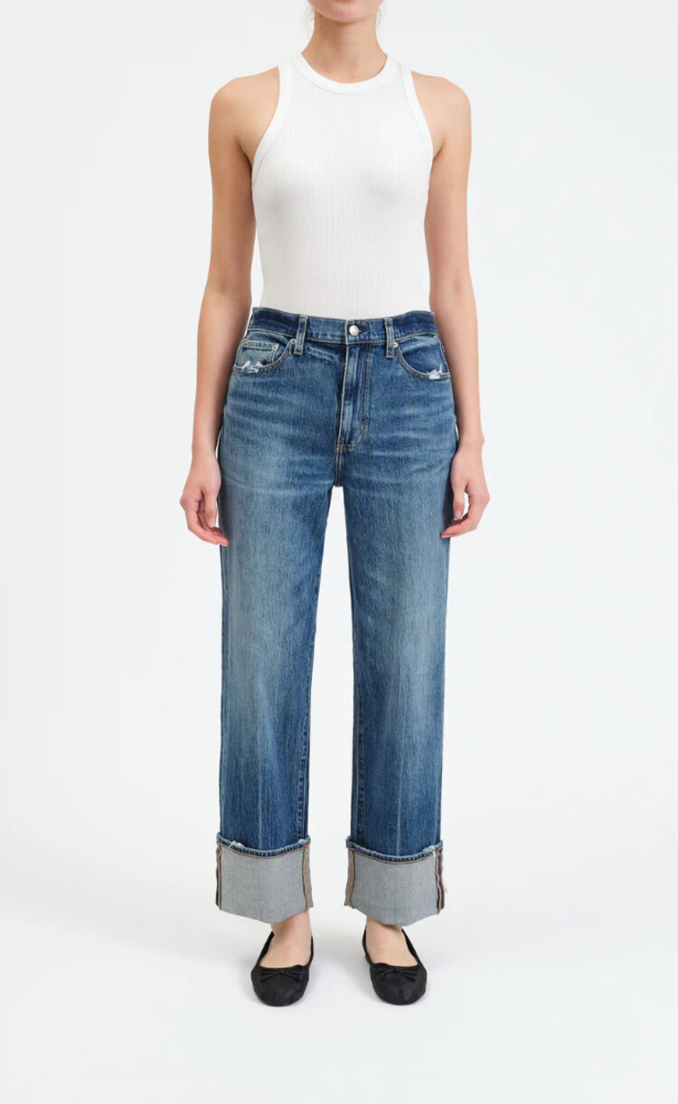 Daze Daze D00016366TX Eastside High Rise Loose Cuff in Rush Hour