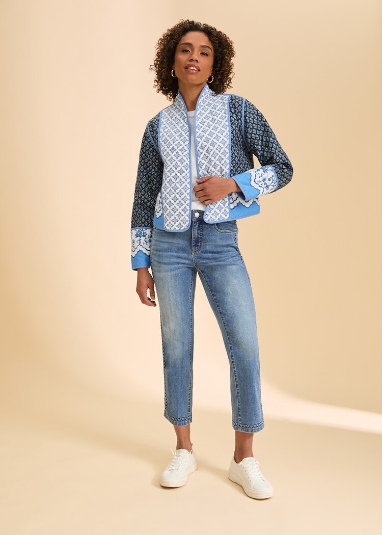 French Dressing Jeans FDJ Reversible Quilted Jacket 1258500