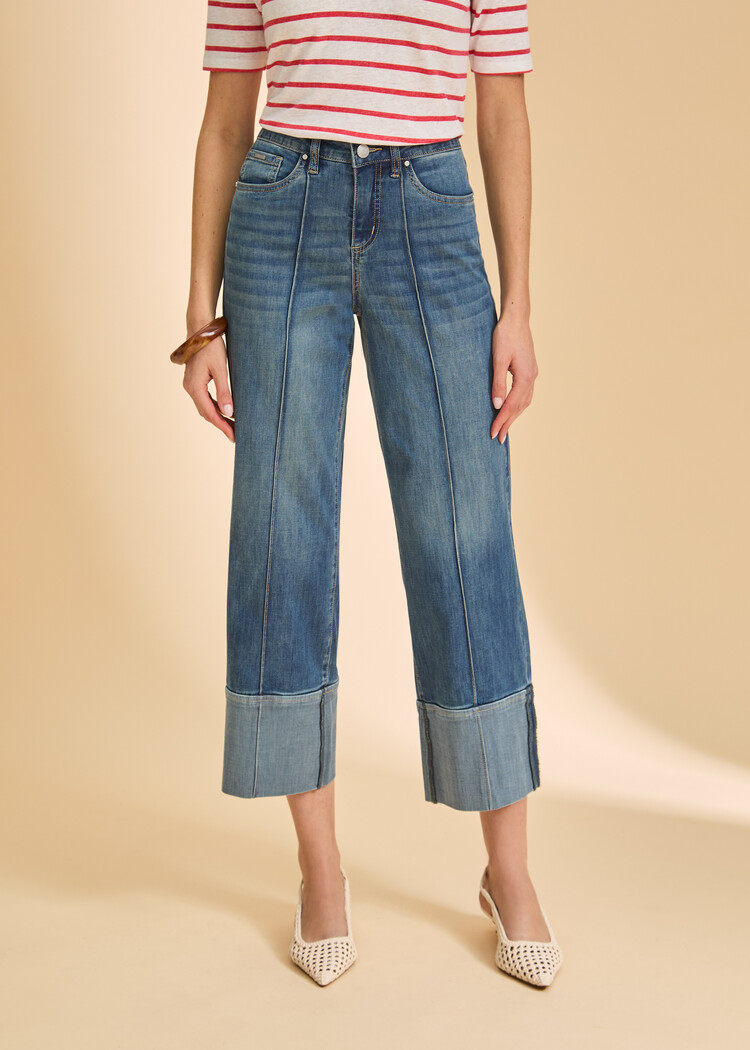French Dressing Jeans FDJ Olivia Wide Cuffed Ankle 2894370