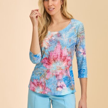 French Dressing Jeans FDJ Scoop Neck Top 3206844