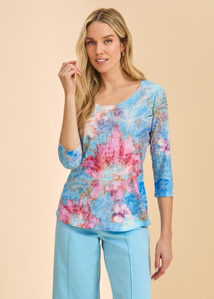 French Dressing Jeans FDJ Scoop Neck Top 3206844