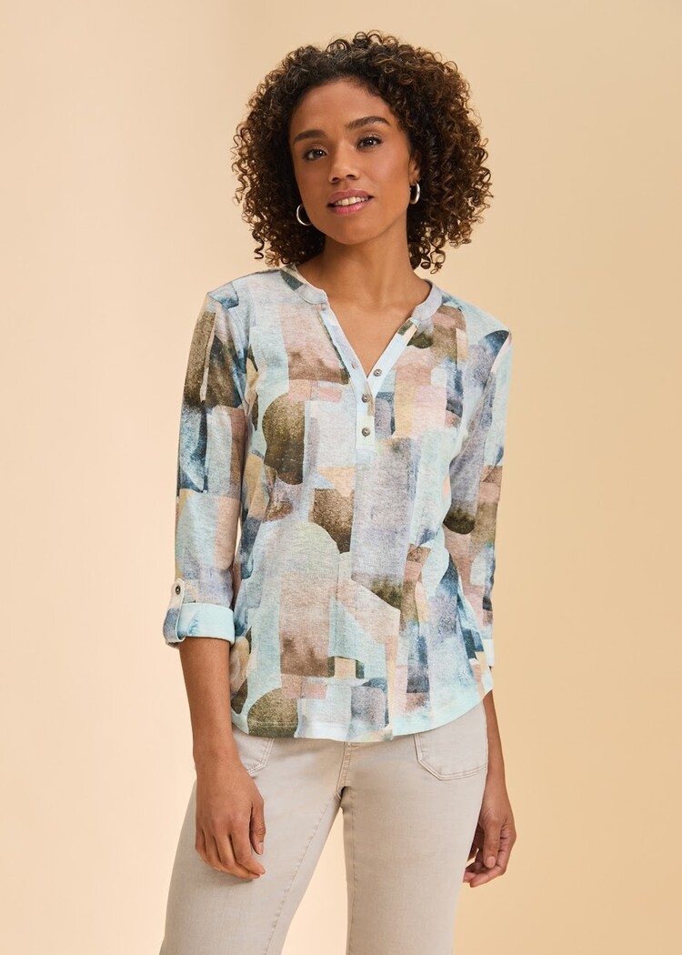 French Dressing Jeans FDJ Henley Top 3902350