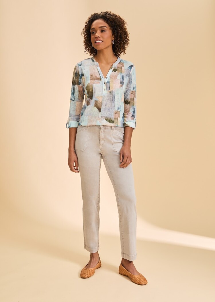 French Dressing Jeans FDJ Henley Top 3902350