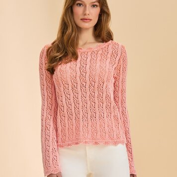 French Dressing Jeans FDJ Long Sleeve Garment Dye Sweater 1467314