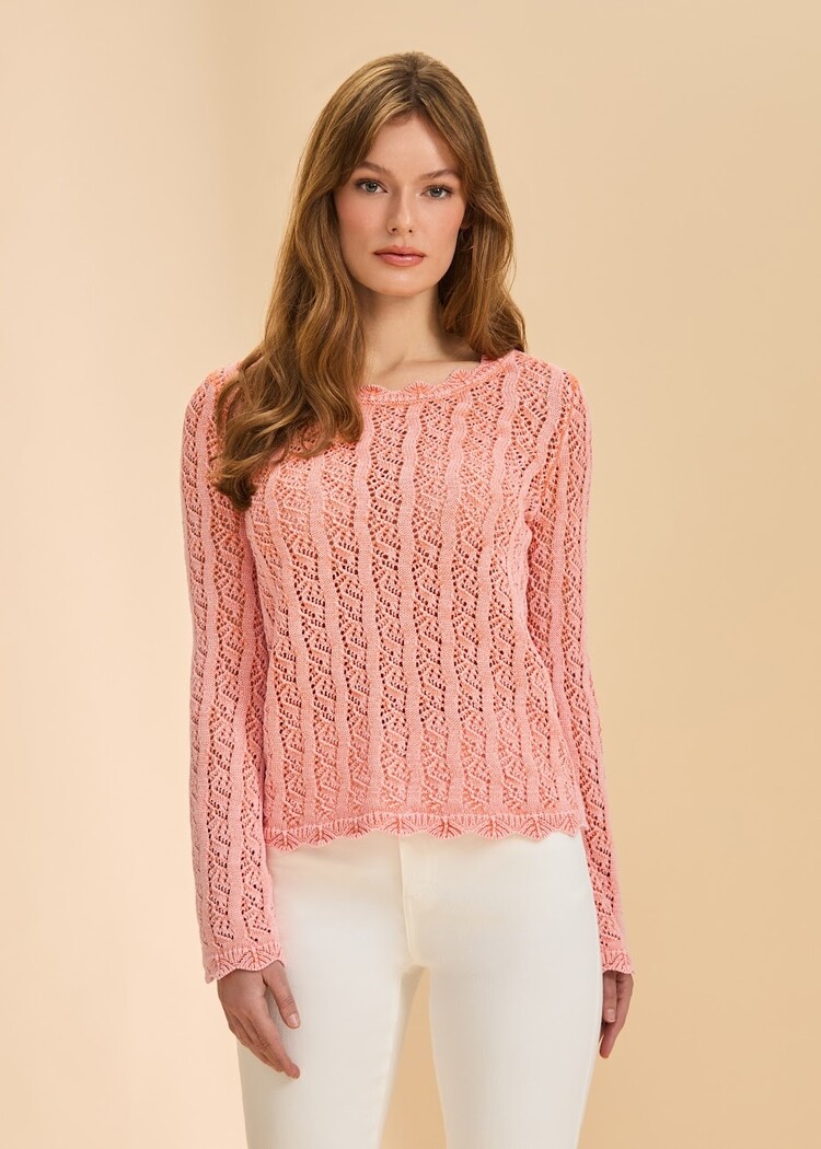 French Dressing Jeans FDJ Long Sleeve Garment Dye Sweater 1467314