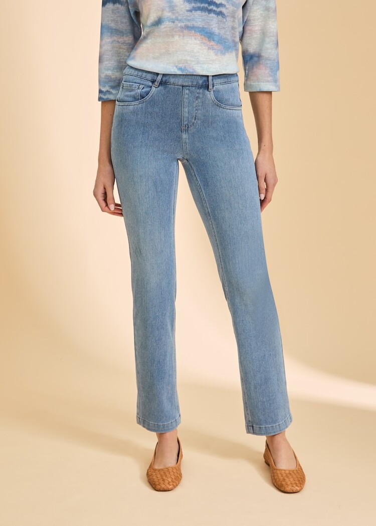 French Dressing Jeans FDJ Pull On Straight Leg 2852131