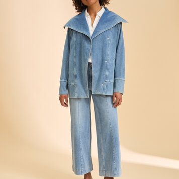 French Dressing Jeans FDJ Draped Front Jacket 1447131