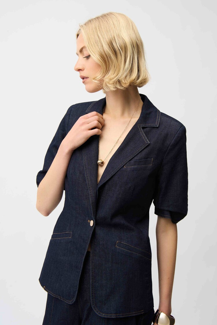 Joseph Ribkoff Joseph Ribkoff Denim Fitted Blazer 261968